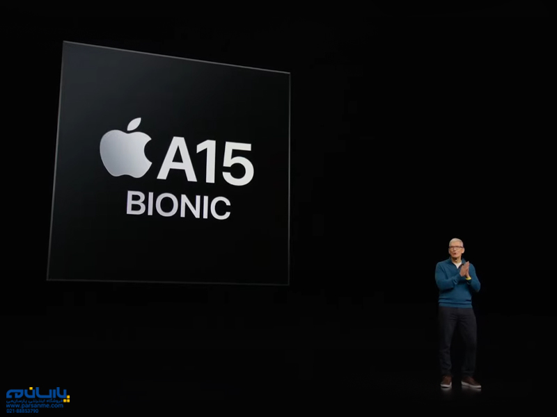 تراشه Apple Bionic A15، همراه با سی پی یو 6 هسته ای، از جی پی یو 4 هسته‌ای در گوشی موبایل اپل مدل آیفون 128GB  2022 SE