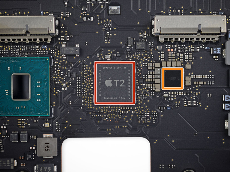 امنیت با تراشه جدید Apple T2 مک بوک پرو 16 اینچ Core i7 ظرفیت 16-512 گیگابایت 2019 (MVVL2 ,MVVJ2)
